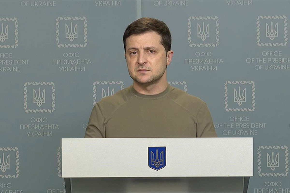 Ukrainian President Volodymyr Zelensky