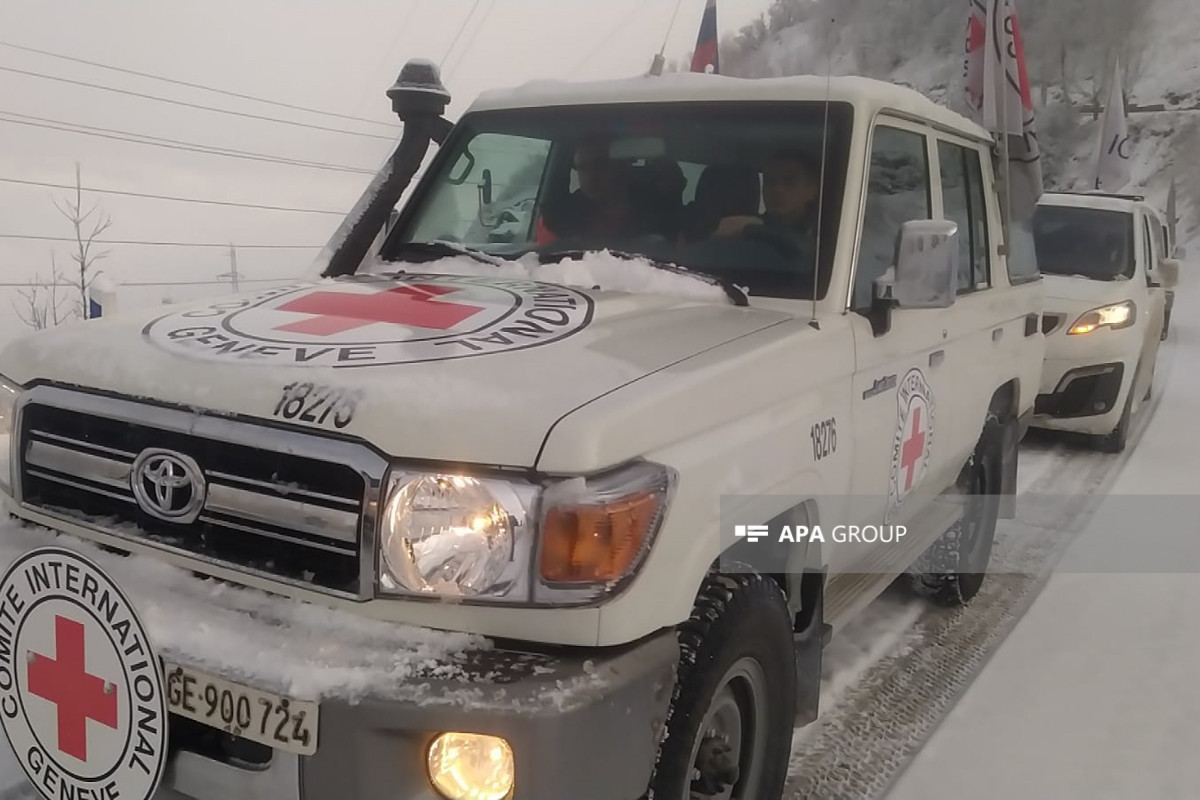 4 vehicles belonging to ICRC unimpededly passed through Azerbaijan's Lachin-Khankandi road-PHOTO -UPDATED -VIDEO 