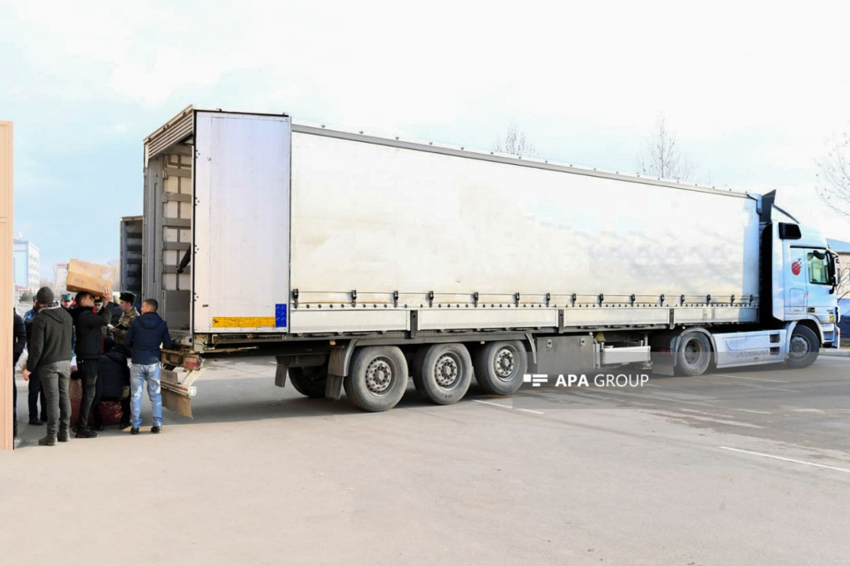 10 more aid trucks sent from Nakhcivan to Türkiye today