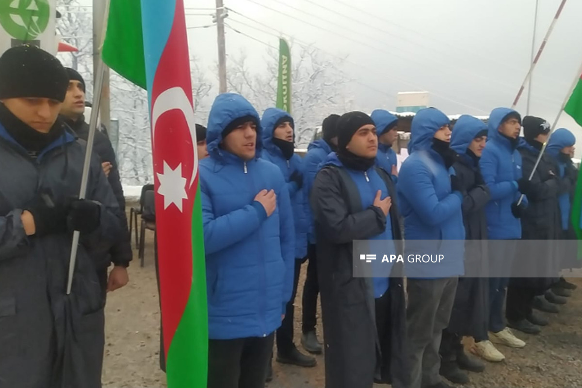 Peaceful protests of Azerbaijani eco-activists on Lachin–Khankendi road enter 61st day-PHOTO -VIDEO 