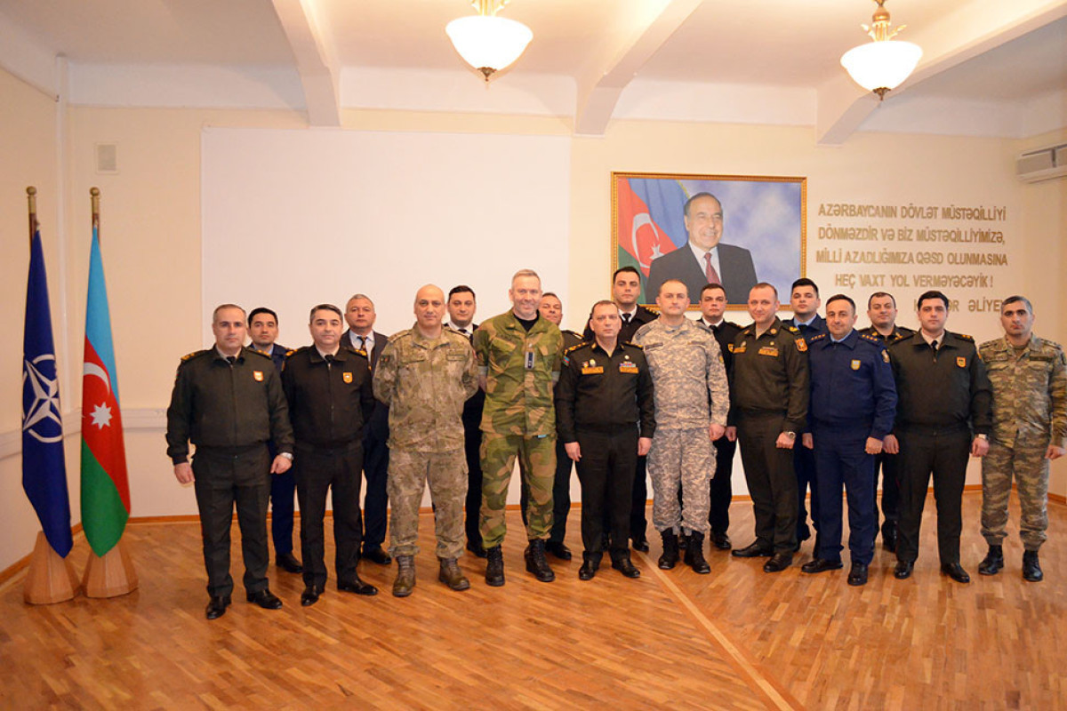 Certificates presented to participants of training course: Azerbaijani MoD-PHOTO 