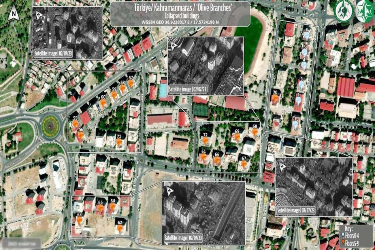 Israel's mapping capabilities is used in rescue work in Türkiye