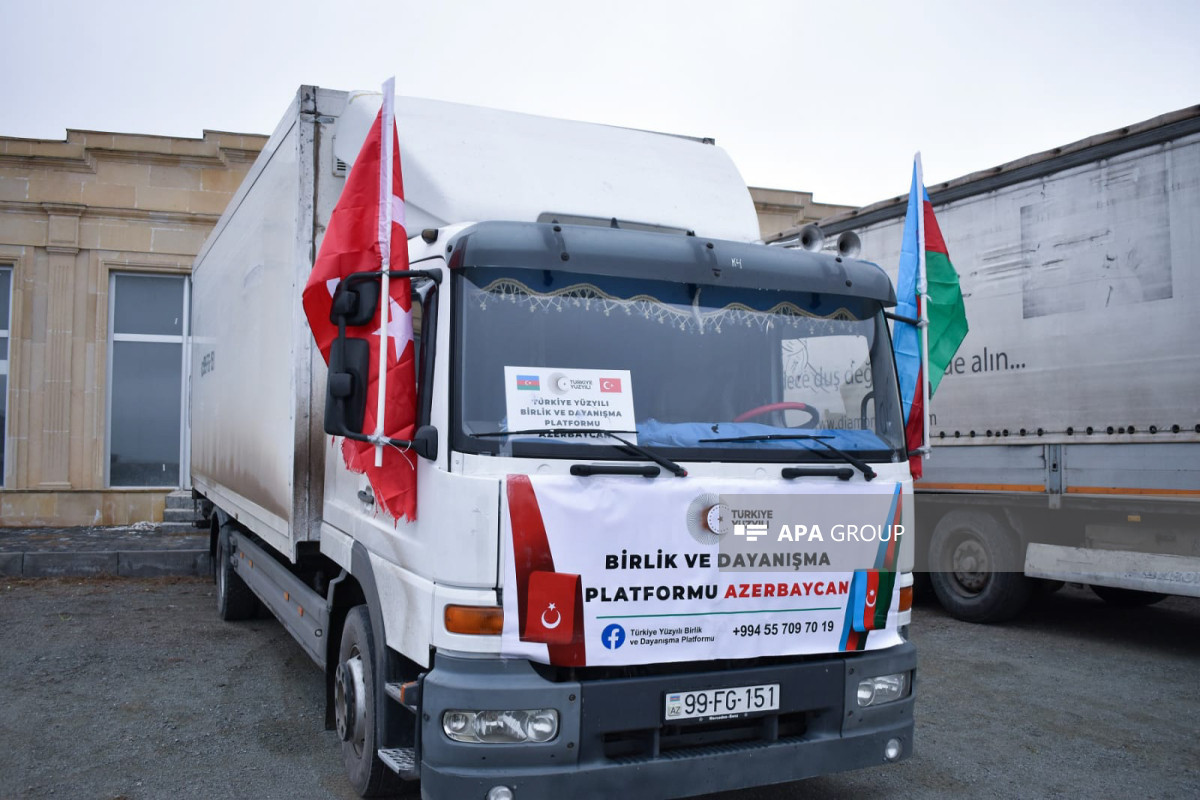 Azerbaijan’s Naftalan dispatches aid to Turkiye