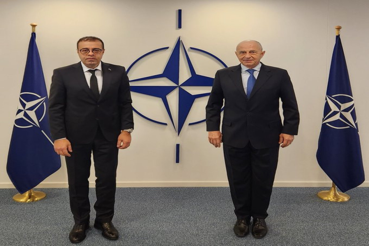 ead of Mission of the Republic of Azerbaijan to NATO Jafar Huseynzade and NATO Deputy Secretary General Mr. Mircea Geoana