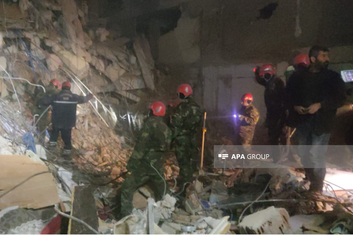 Azerbaijani MES conducts night-time search and rescue operations in Kahramanmaras-PHOTO -VIDEO 