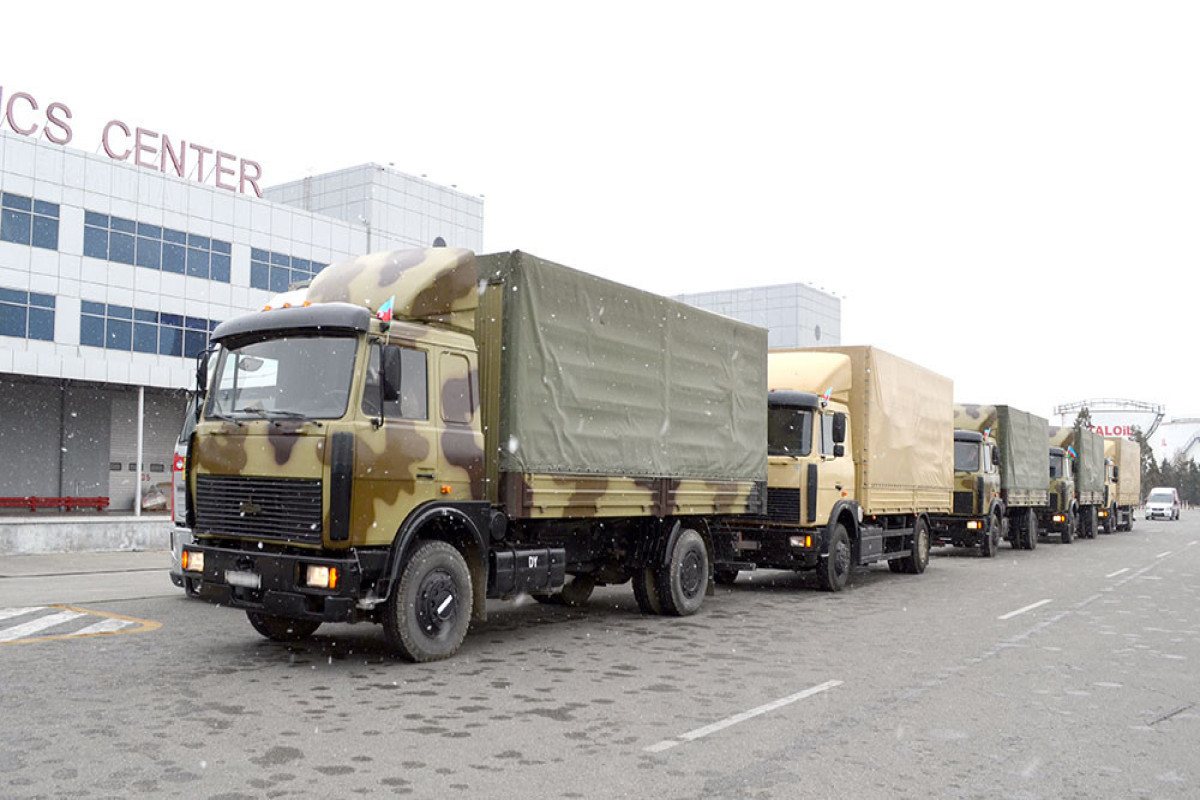 Azerbaijan's Defense Ministry sends winter outdoor tents to fraternal Türkiye-PHOTO 