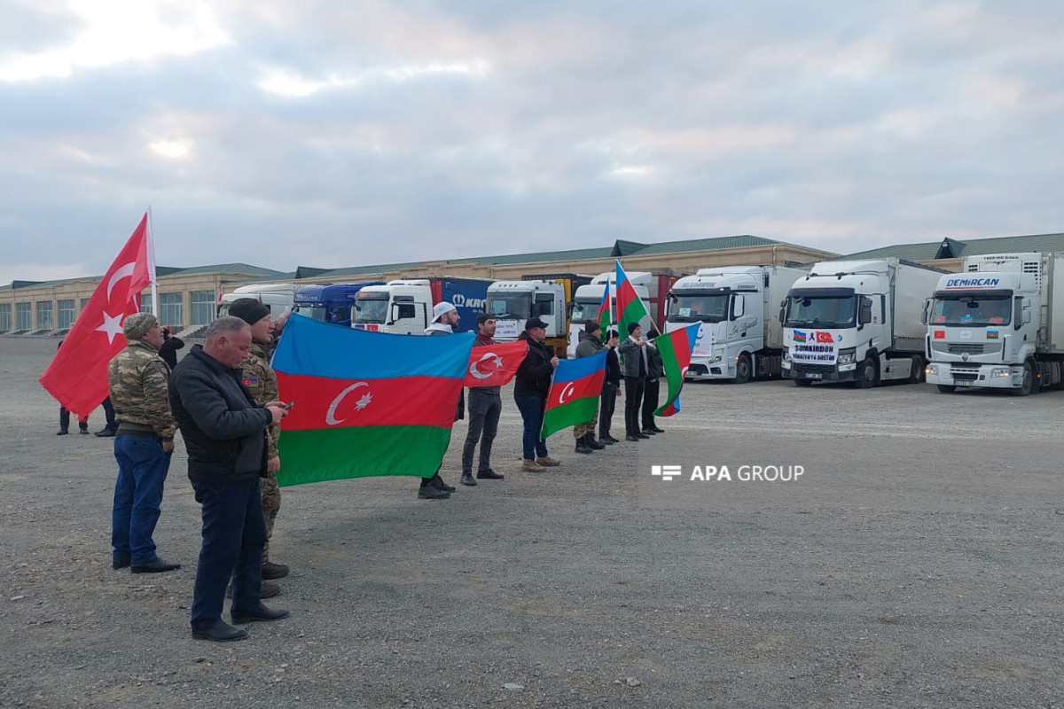 125 tons of aid sent from Azerbaijan's Ganja to Turkiye --PHOTO 