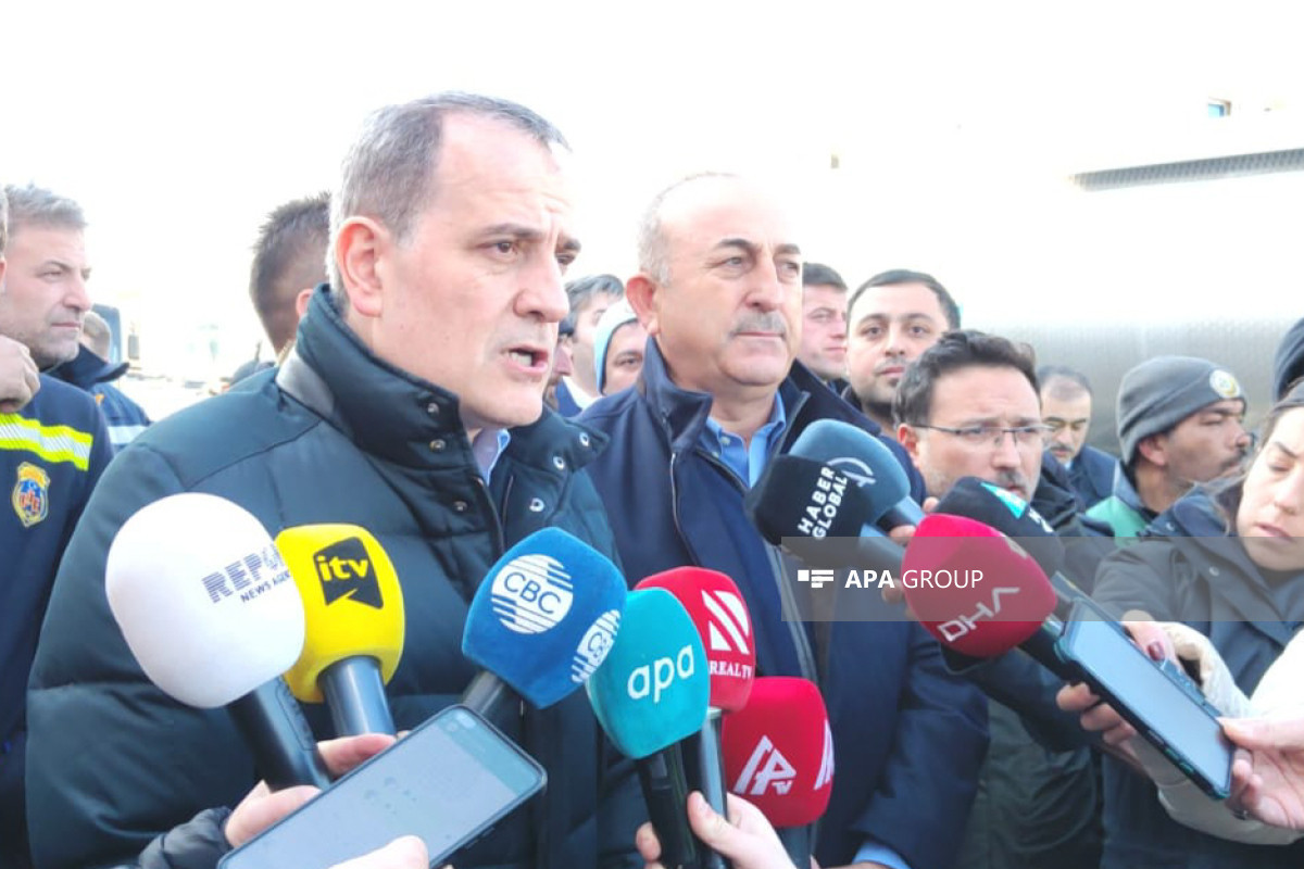 Azerbaijani FM thanked the medical staff at the field hospital in Turkiye