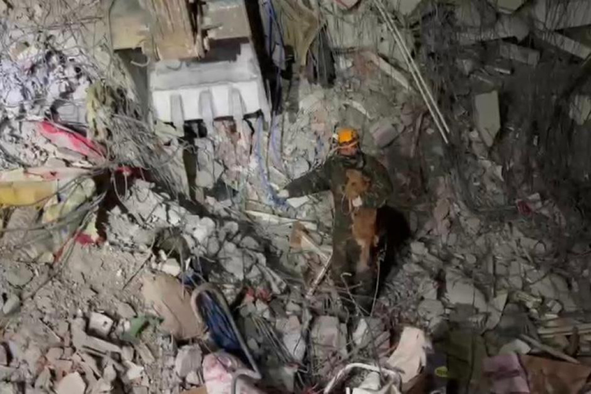 Azerbaijani rescuers bring off 51 people from ruble in Türkiye-PHOTO -VIDEO 