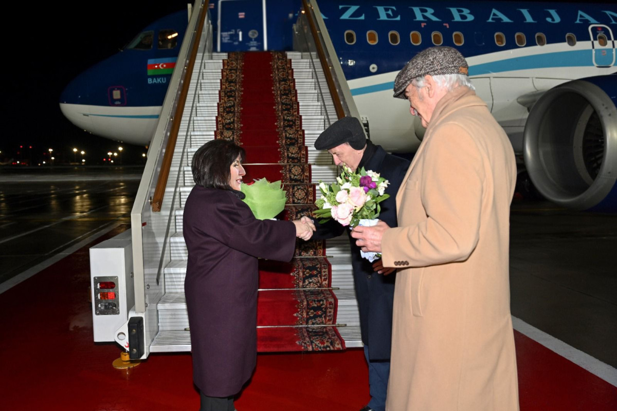 Azerbaijani Parliament Speaker Sahiba Gafarova begins official visit to Russian Federation-PHOTO 