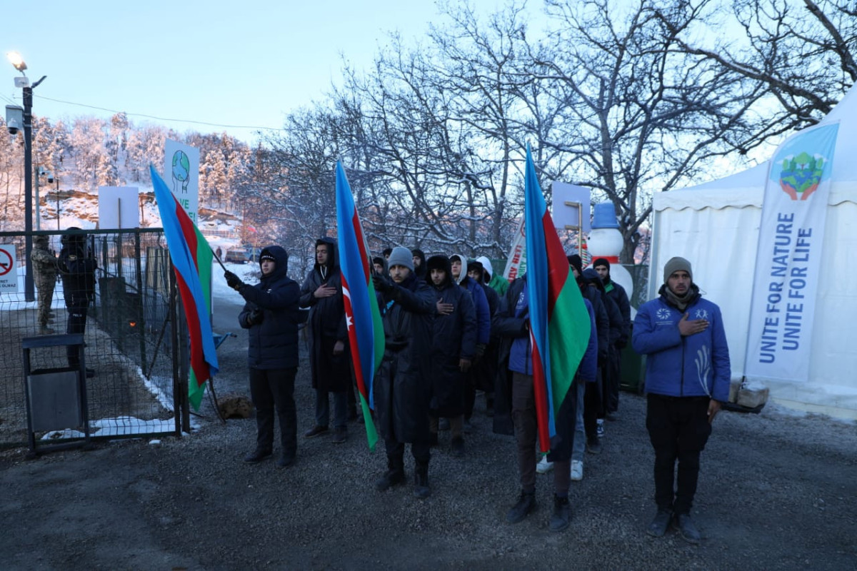 Peaceful protests of Azerbaijani eco-activists on Lachin–Khankendi road enter 64th day-PHOTO -VIDEO 