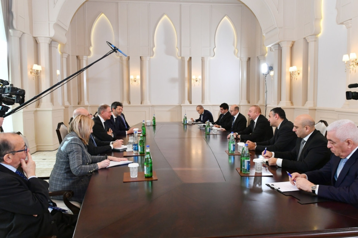 We want more Italian companies to participate in the reconstruction of the liberated areas, Azerbaijani President says