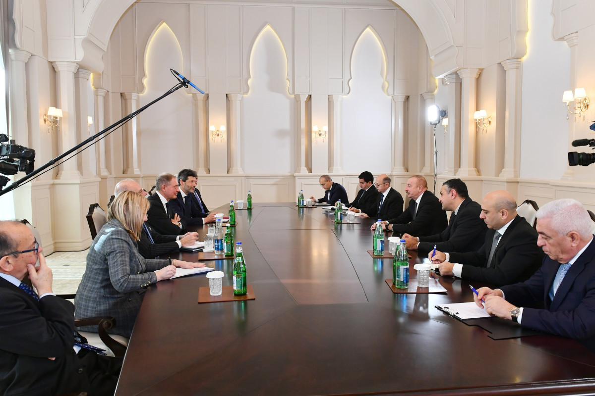President Ilham Aliyev: Italian-Azerbaijani relations have a strategic importance
