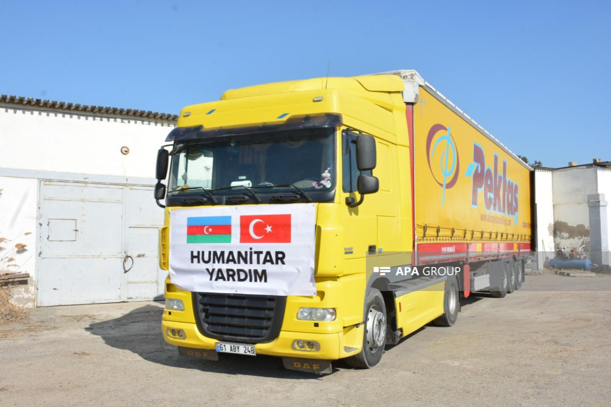 Turkish ambassador unveils volume of aid sent from Azerbaijan so far