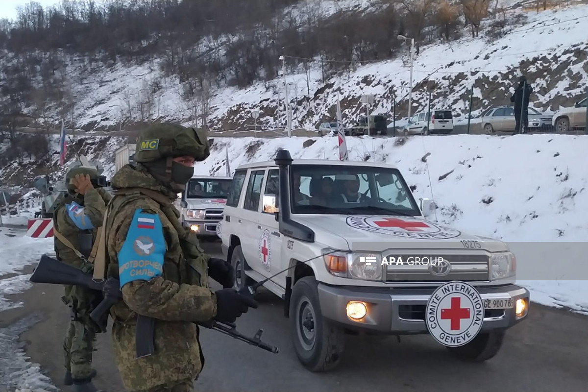 Vehicles belonging to ICRC made an unhindered passage through Azerbaijan