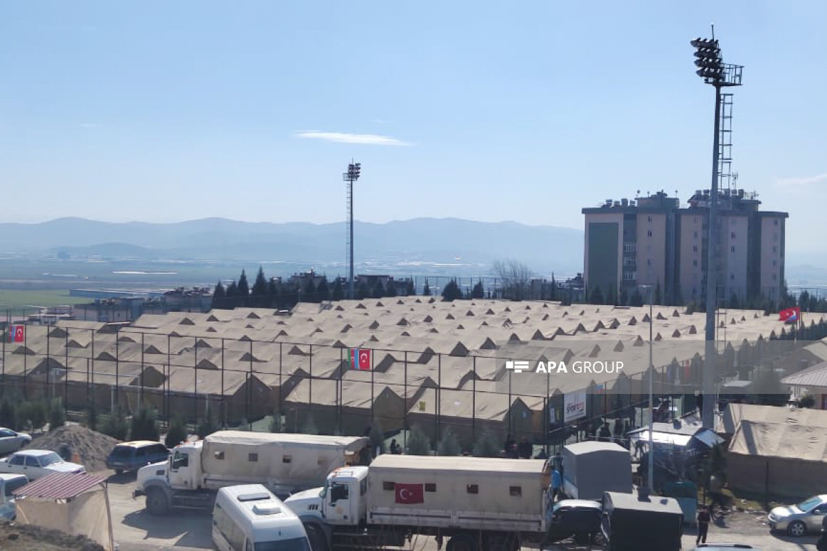 Azerbaijan's MES set up more than 130 tents in Türkiye's Kahramanmaraş-PHOTO 