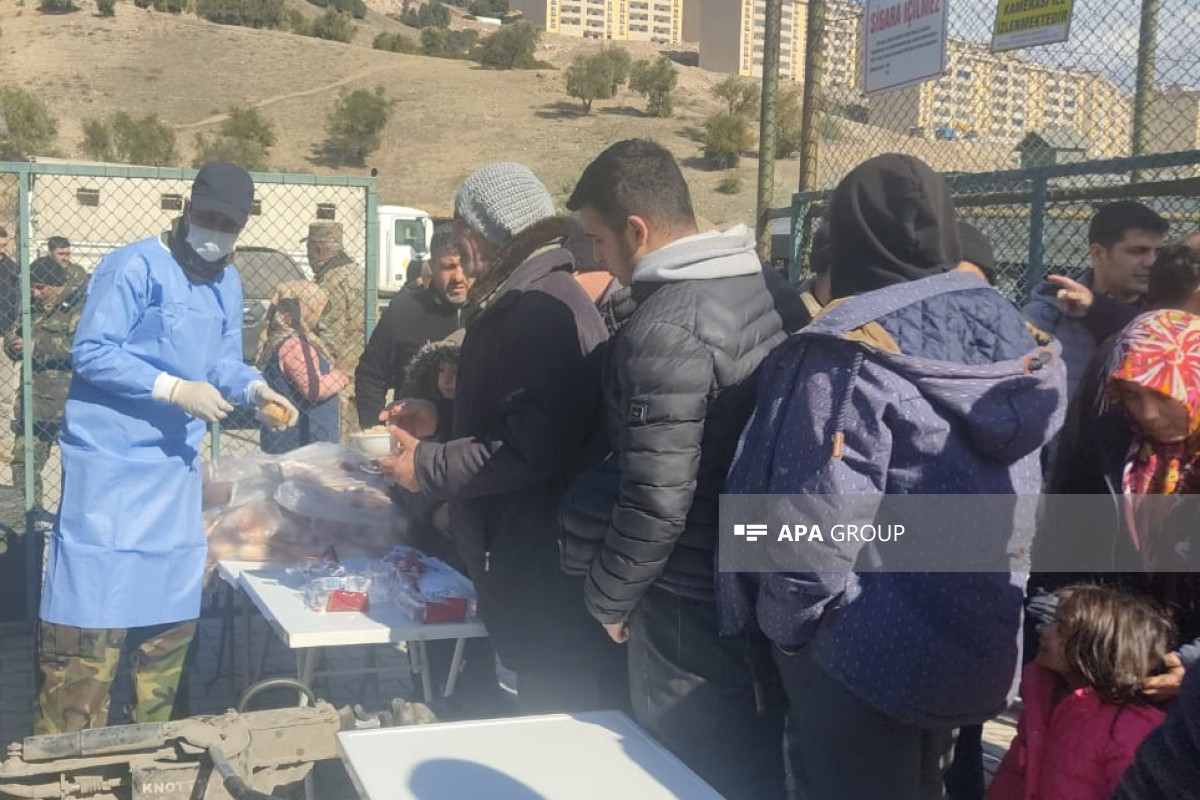 Azerbaijani MES provides food to those affected by quake in Kahramanmarash-PHOTO 