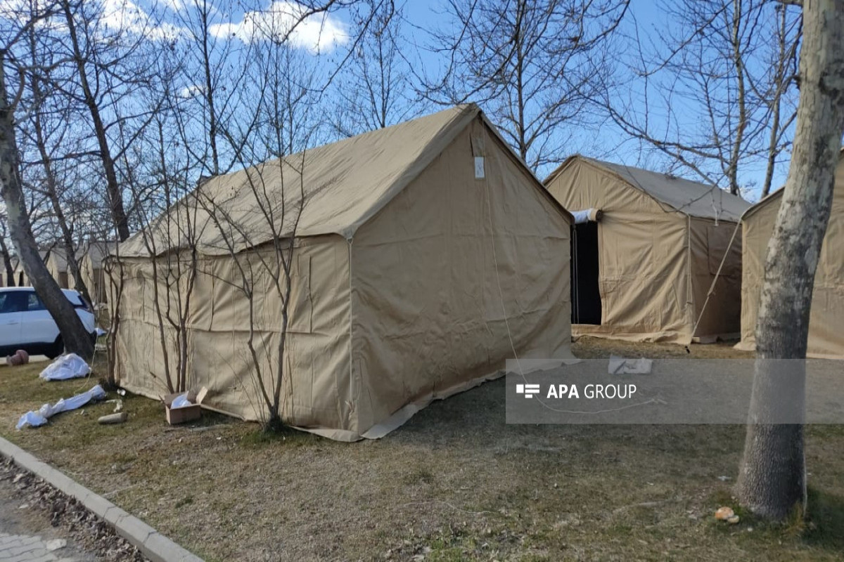 Azerbaijan's MES installs next tent city in quake-hit Kahramanmaraş-PHOTO 