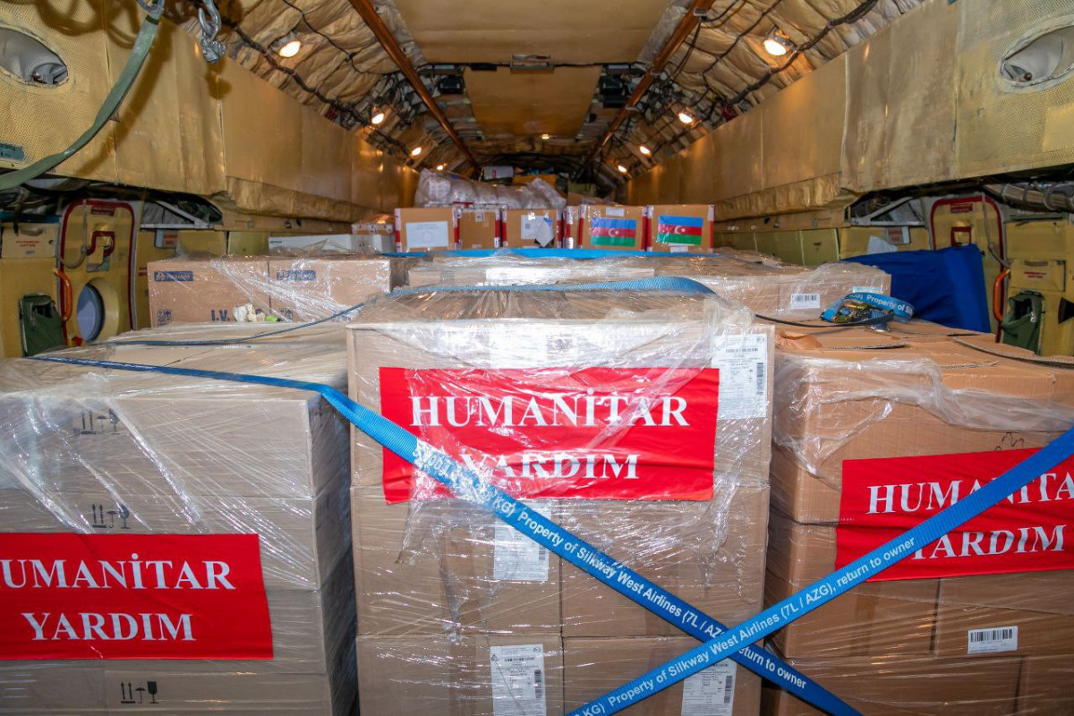 Another humanitarian aid plane leaves for Türkiye