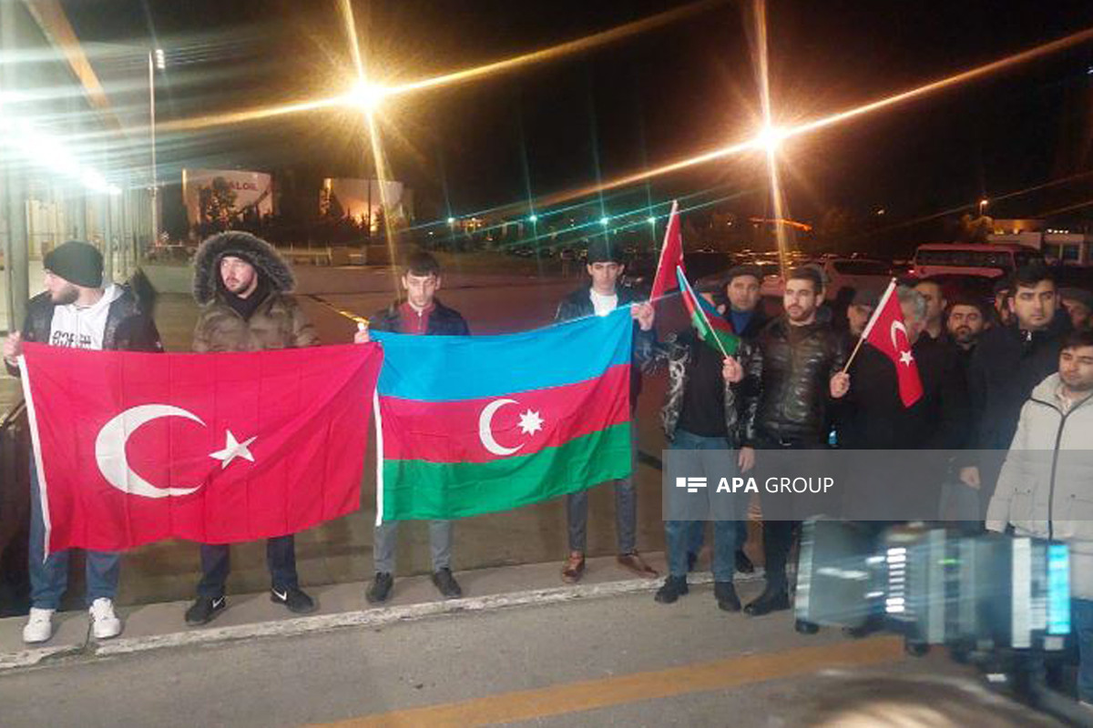 Bodies of Azerbaijani students killed in the earthquake in Türkiye brought to Baku-PHOTO 
