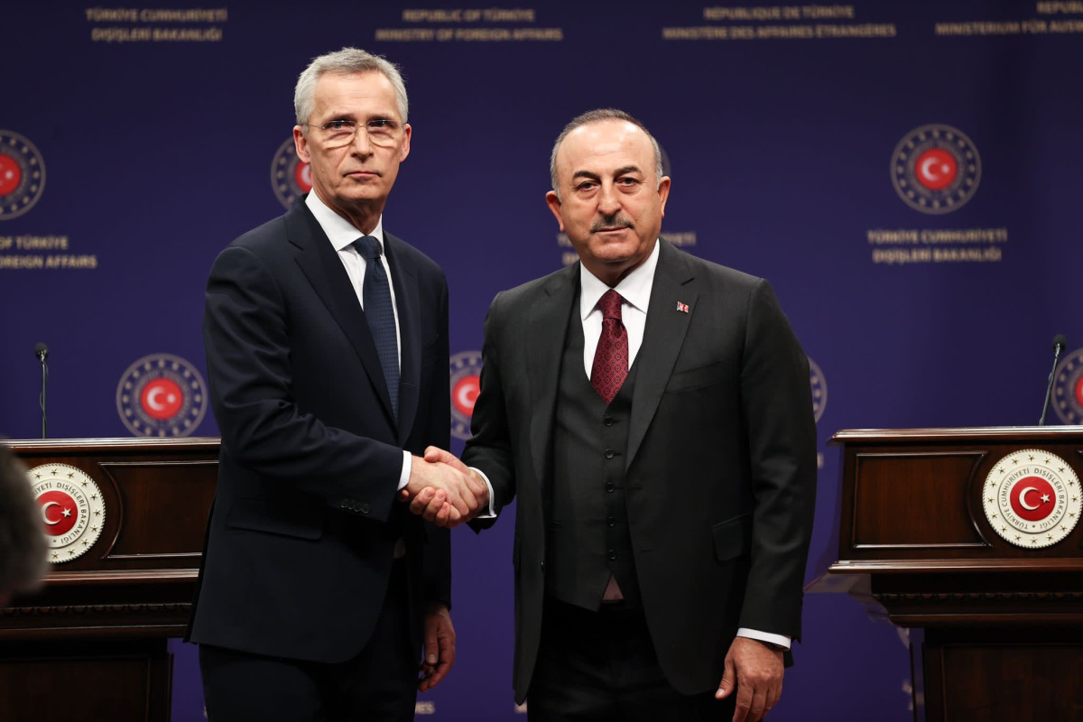 Turkish Foreign Minister Mevlud Çavuşoğlu and NATO ecretary General Jens Stoltenberg