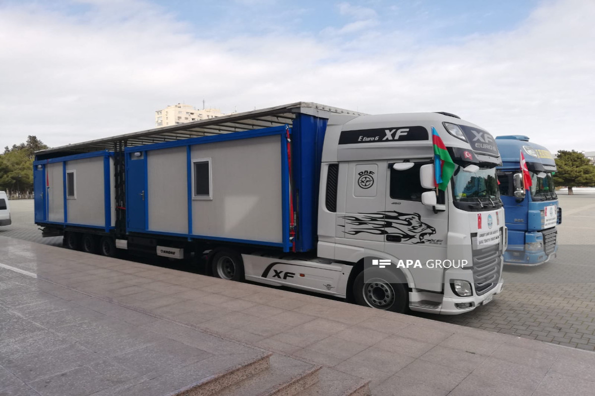 Azerbaijan sends aid to Türkiye by railway -PHOTO 