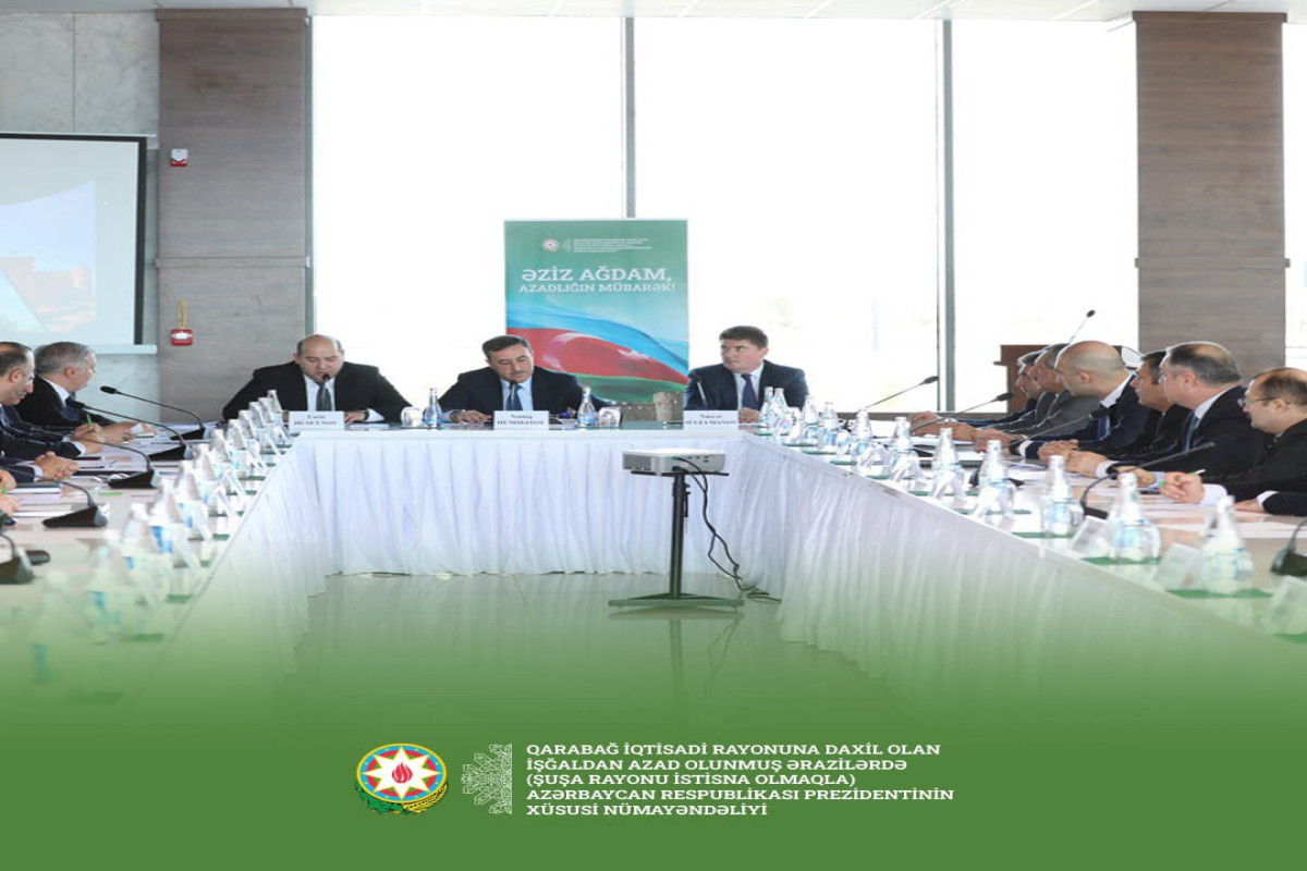 Meeting of Working Group on Urban Development of the Interagency Center held in Ağdam