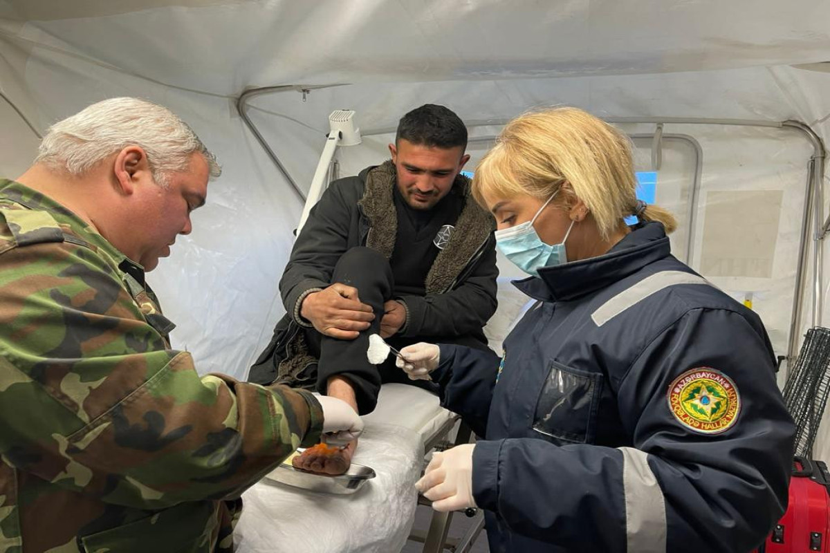 729 were provided medical service in MES' mobile field hospitals in Kahramanmaraş-VIDEO 