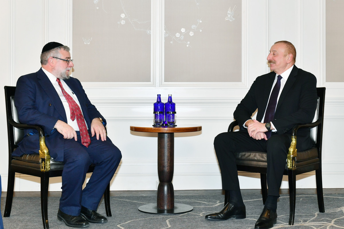 President Ilham Aliyev met with President of European Council in Munich