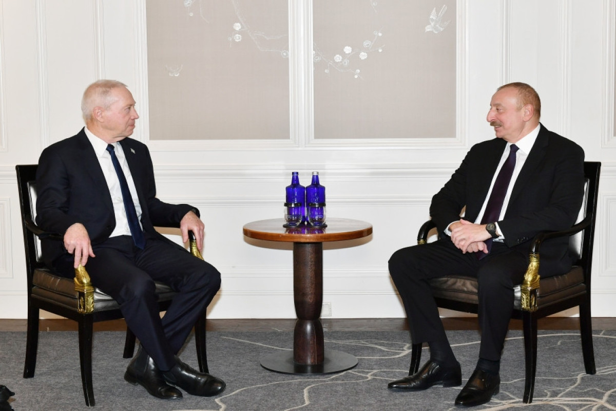 President of the Republic of Azerbaijan Ilham Aliyev has met with Minister of Defense of the State of Israel Yoav Gallant in Munich