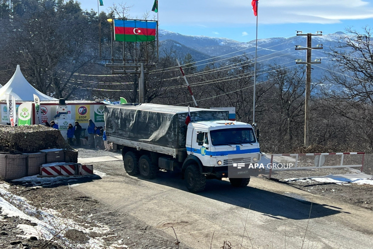 10 vehicles belonging to RPC unimpededly passed through Azerbaijan's Lachin-Khankandi road-PHOTO -UPDATED-1 