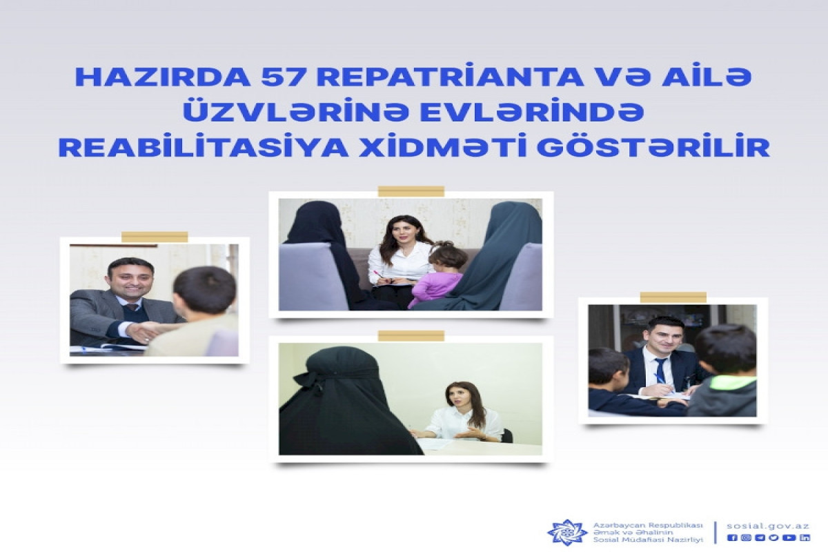 Azerbaijan provides 57 peopele who repatriated from Iraq and Syria, with rehabilitation services