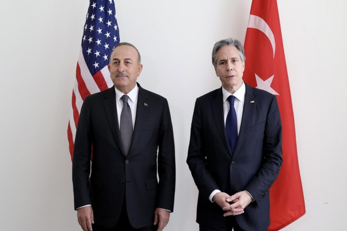Turkish FM Mevlut CavusogluUS Secretary of State Antony Blinken