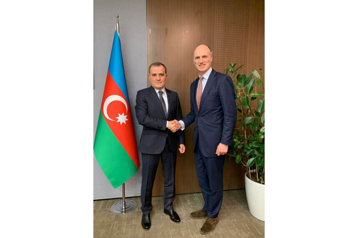Jeyhun Bayramov and  Leo Docherty