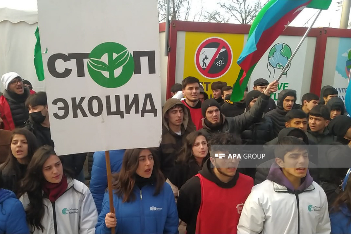 Revival observed in protest  on Azerbaijan's Lachin-Khankandi road: eco-activists appeal world community-VIDEO 