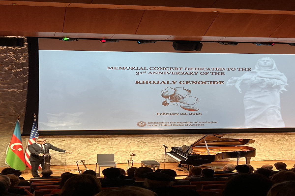 Memorial concert on the 31st anniversary of the Khojaly genocide held in Washington-PHOTO 