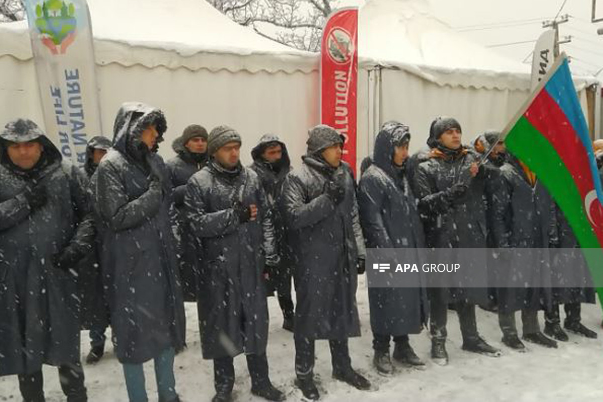 Peaceful protests of Azerbaijani eco-activists on Lachin–Khankendi road enter 75th day-PHOTO 