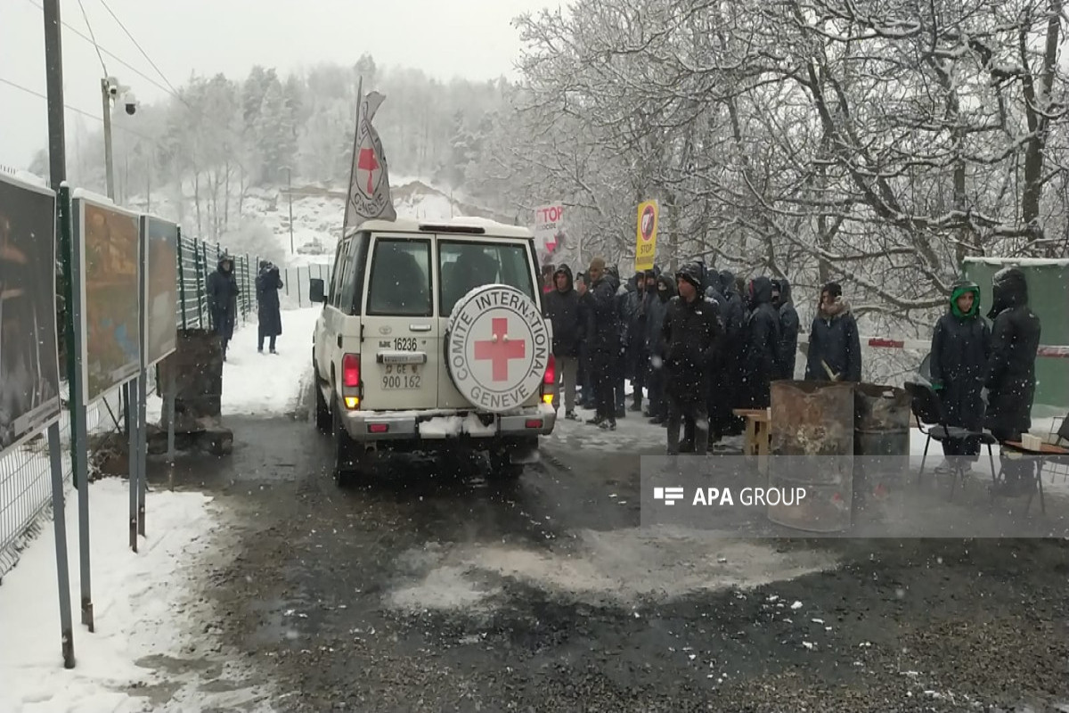ICRC vehicles passed through Azerbaijan's Khankandi-Lachin road without hindrance-PHOTO -UPDATED 