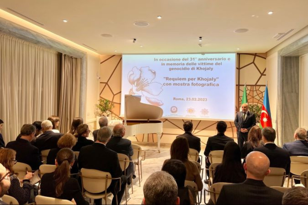 Rome remembers Khojaly genocide victims-PHOTO 
