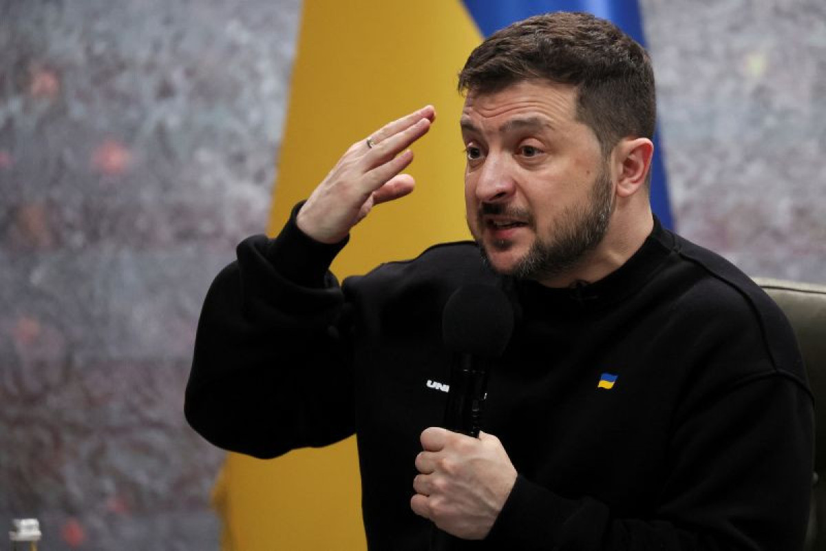 Ukrainian President Volodymyr Zelensky