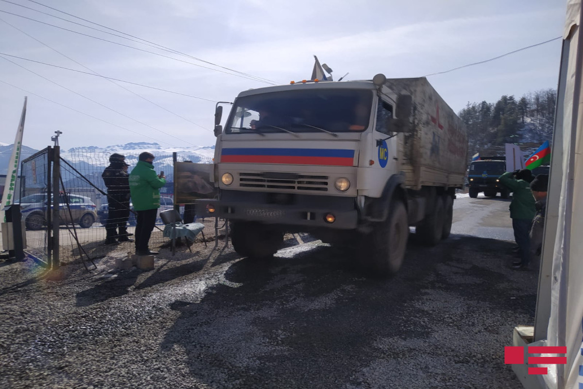 One more convoy belonging to RPC unimpededly passed through Azerbaijan's Lachin-Khankendi road-UPDATED-3 