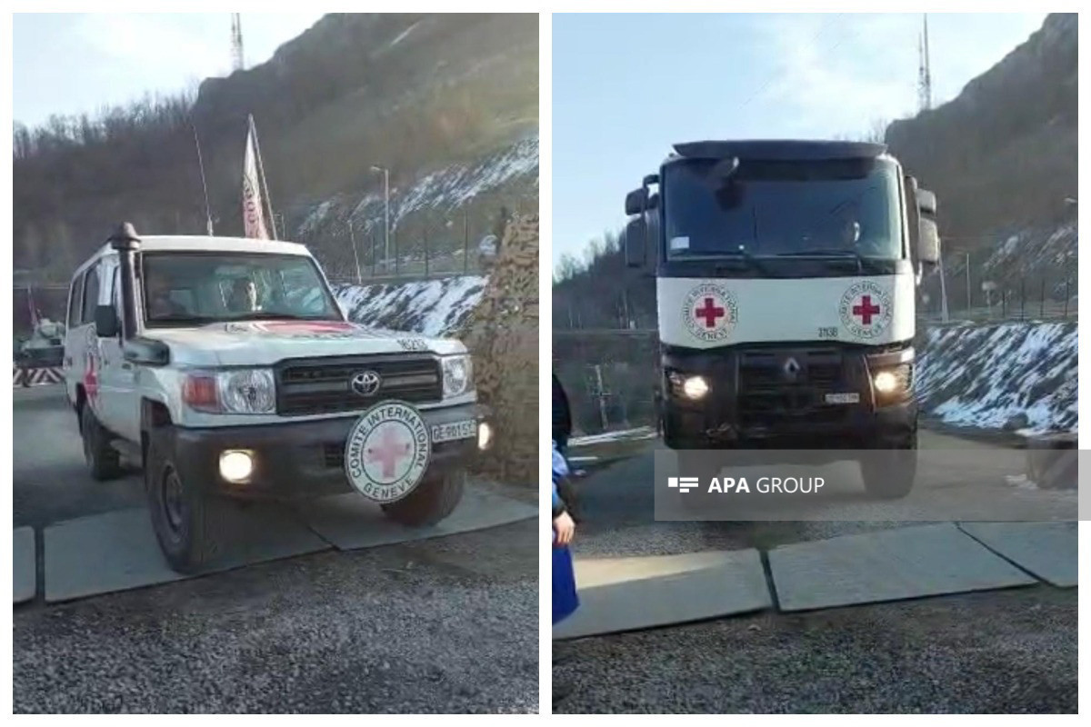 Vehicles belonging to ICRC made an unhindered passage through Azerbaijan