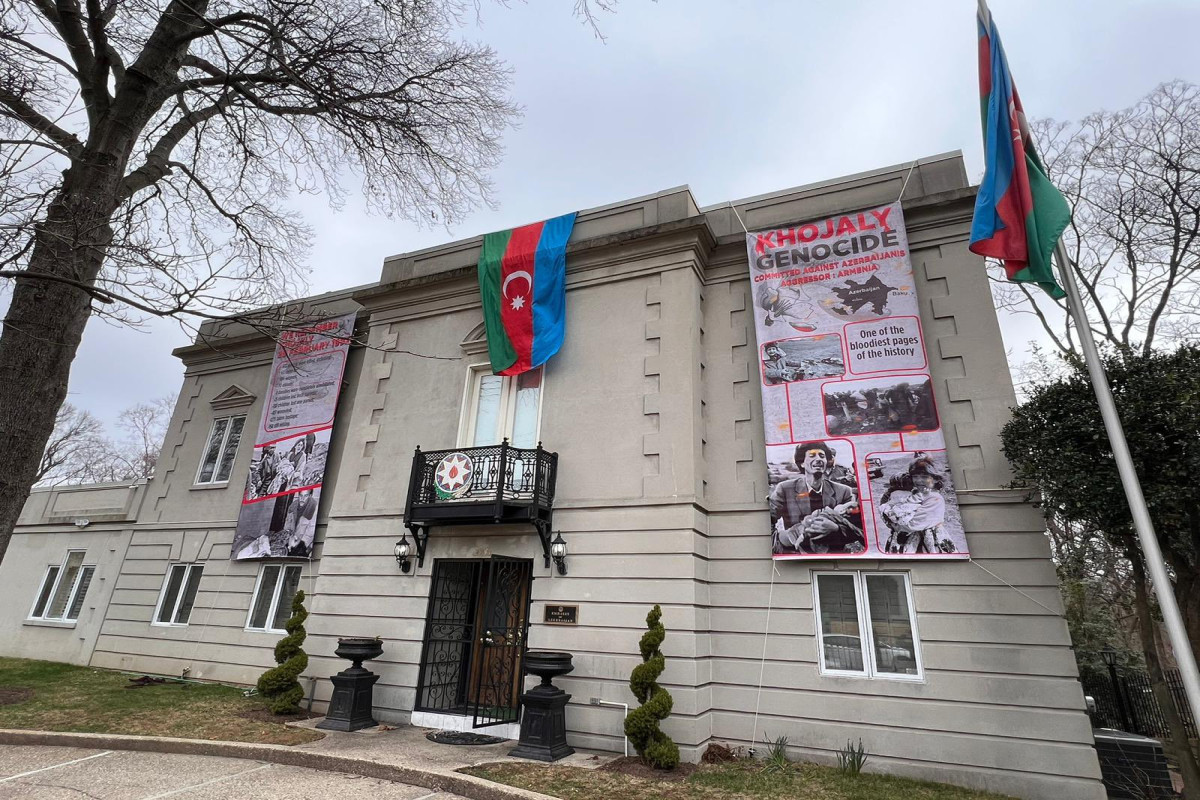 Armenians resort to provocation in front of the Azerbaijani embassy in the U.S