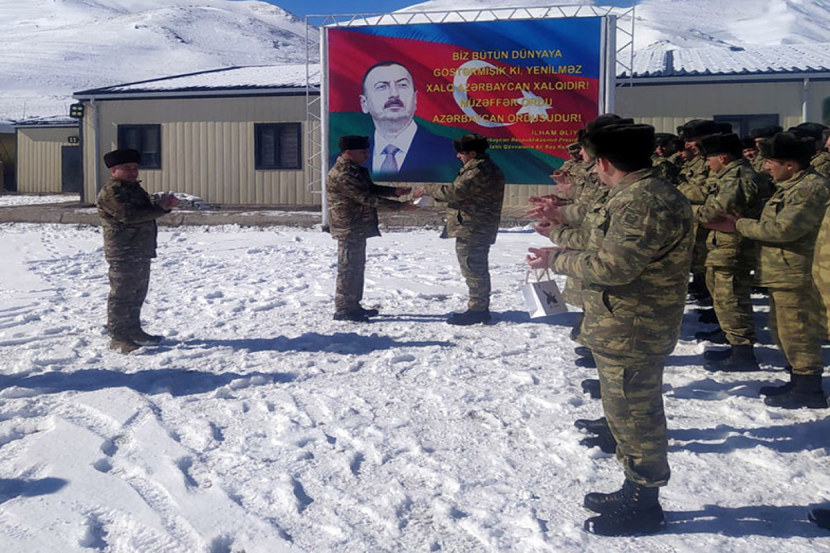 Meetings were held with military personnel serving in liberated territories of Azerbaijan-PHOTO 