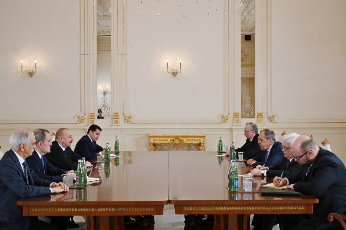 President Ilham Aliyev received Russian Foreign Minister Sergey Lavrov-UPDATED 