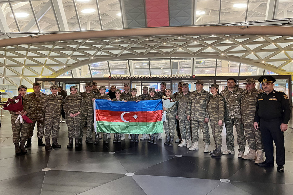 Military medical personnel of Azerbaijani army returned to motherland from Kahramanmarash-PHOTO 