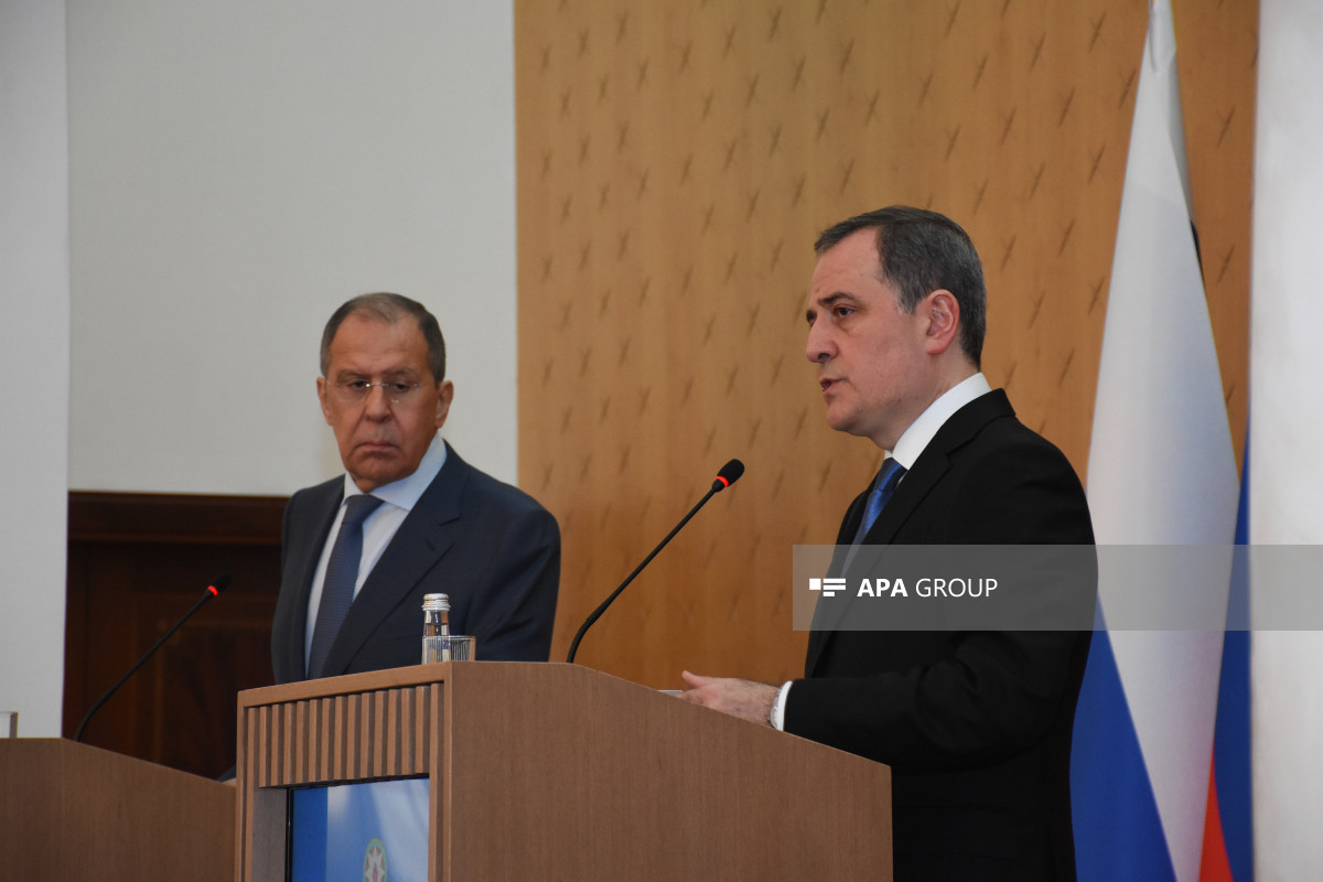 Sergei Lavrov and Jeyhun Bayramov
