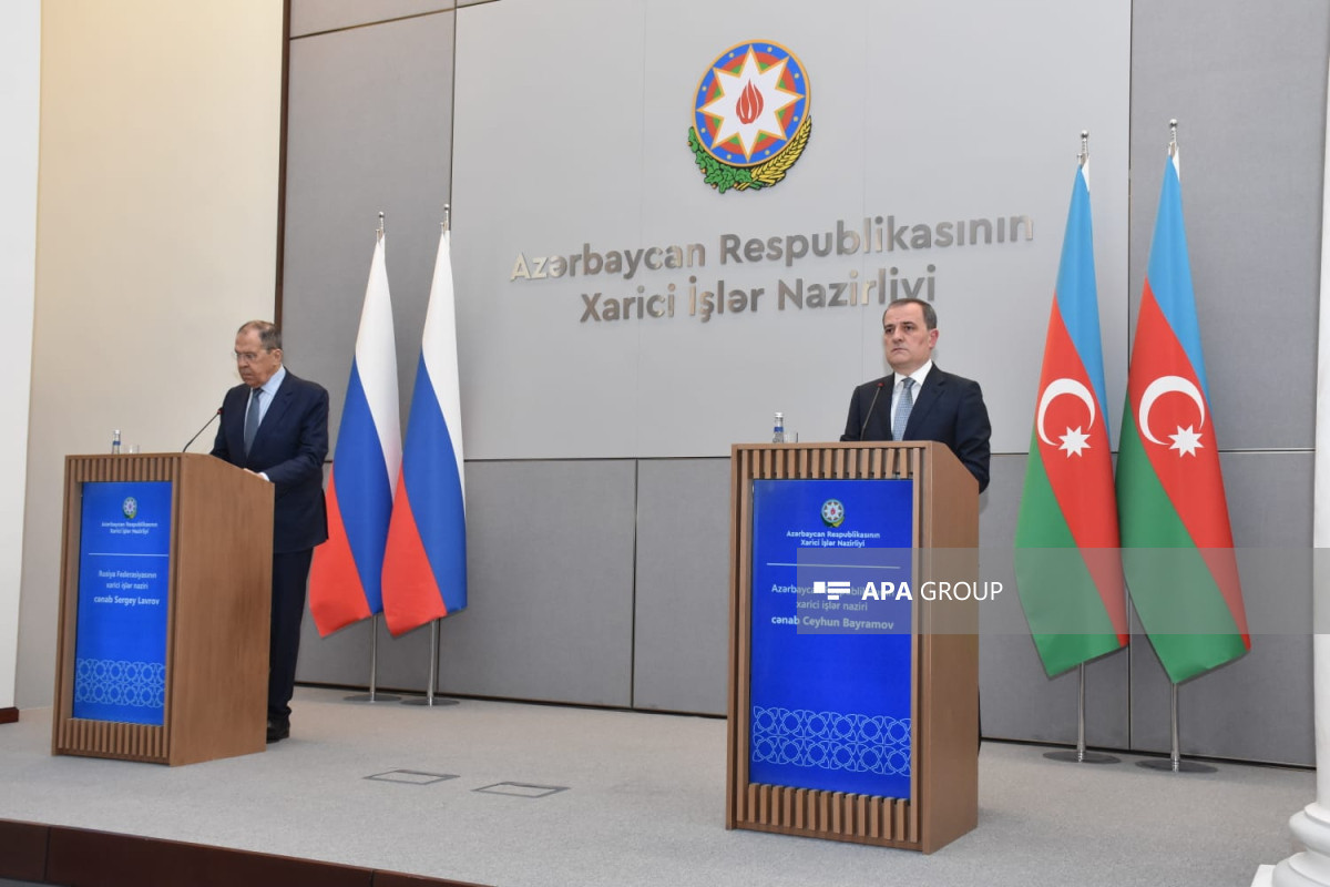 Sergey Lavrov, Jeyhun Bayramov
