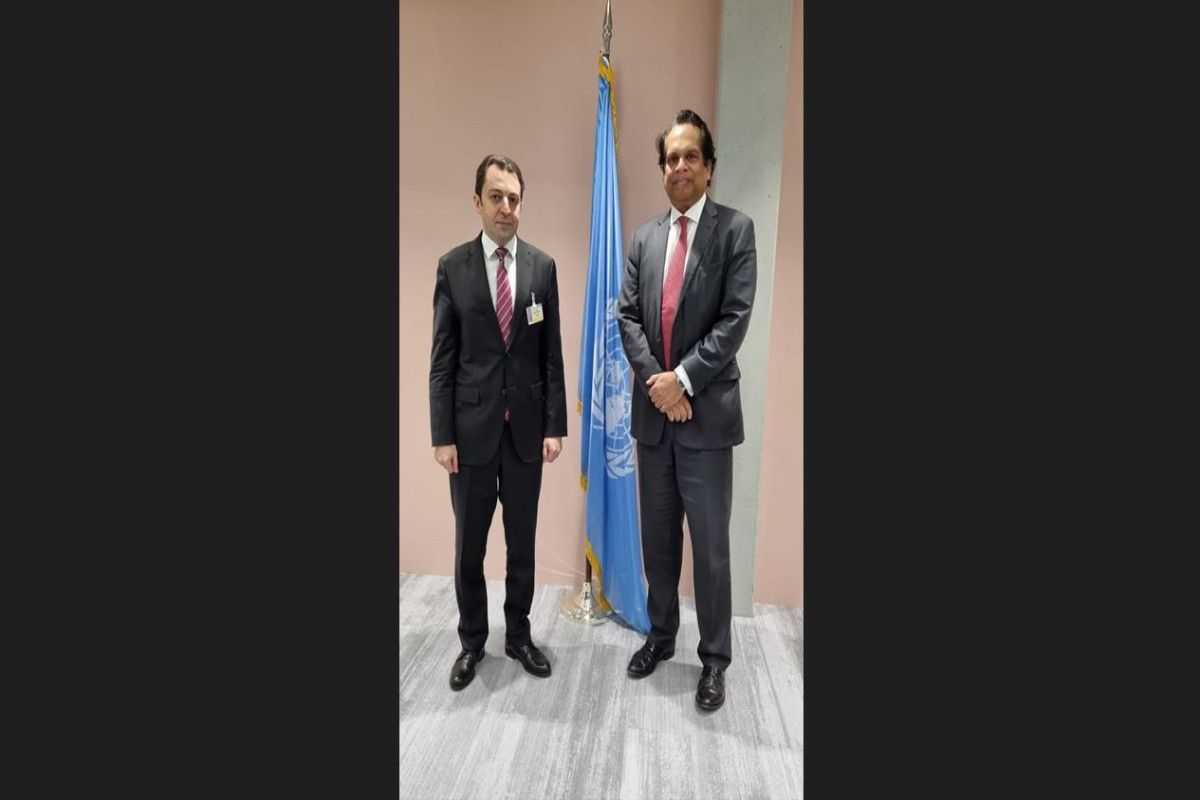 Azerbaijan's Deputy FM meets with the head of the UN OCHA-PHOTO 