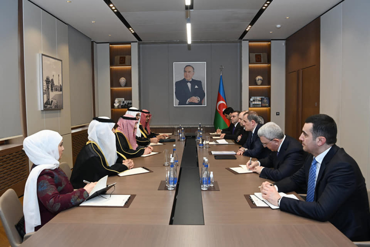 Azerbaijan's FM meets with the Saudi Arabian Deputy Foreign Minister -PHOTO 